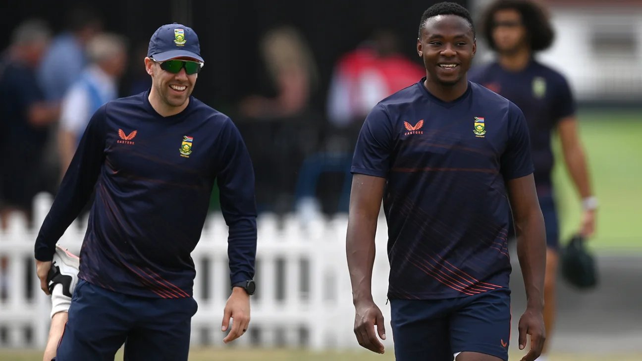 SA vs AUS 1st Test – Kagiso Rabada ruled out of first Australia Test