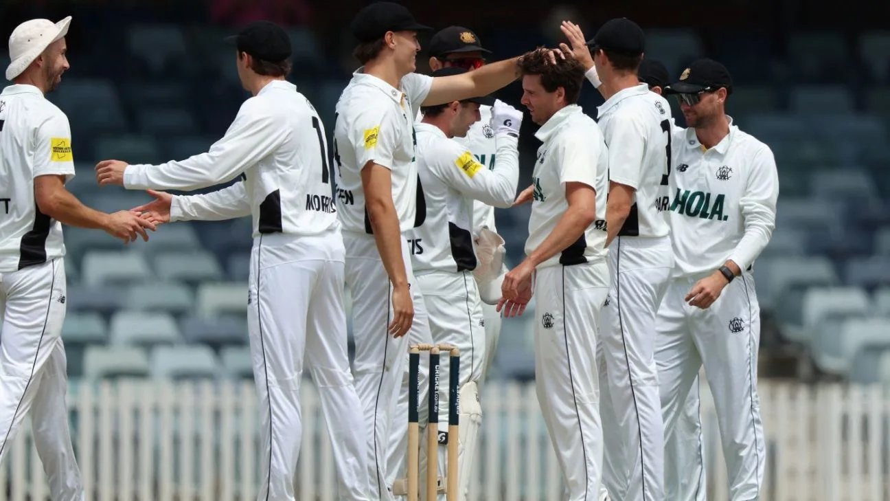 Sheffield Shield 2026/27, WA vs QLD 3rd Match Match Report, October 08 – 11, 2026