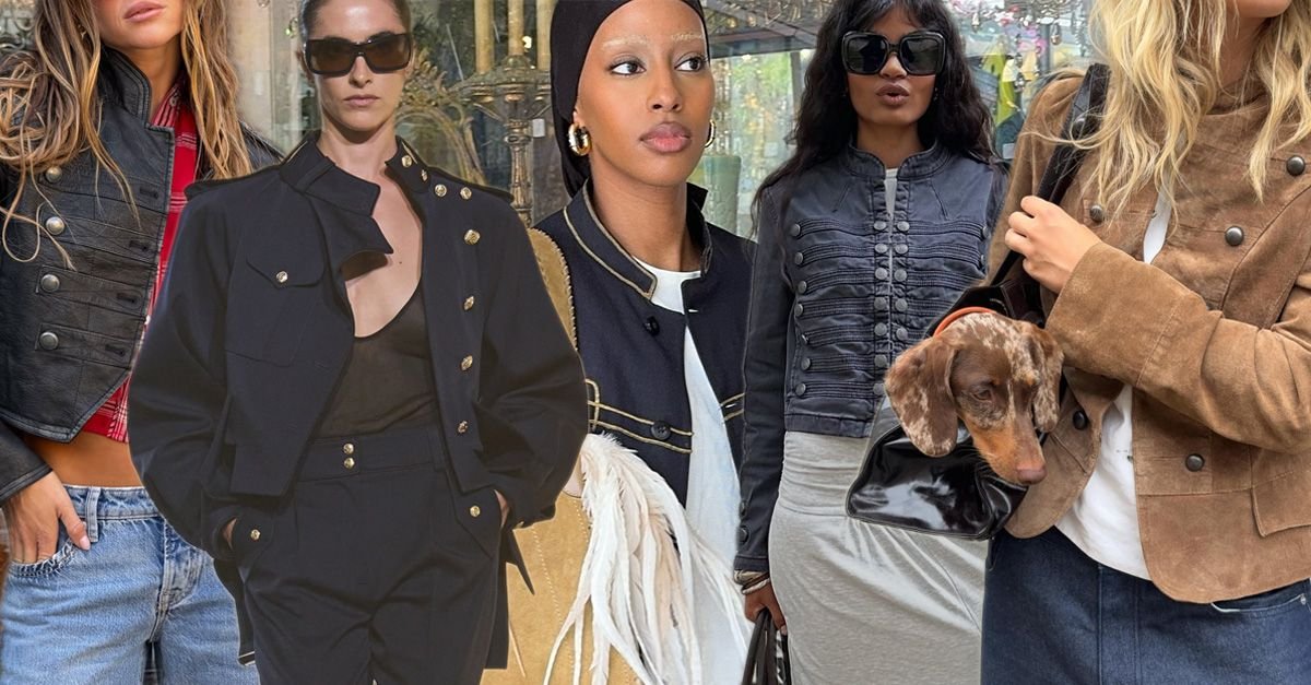 Skip Leather—This Fall, Military Jackets Are the Trend to Know