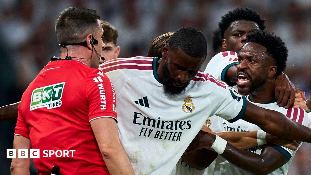 Real Madrid’s Vinicius Jr to miss Barcelona game because of four-game ban