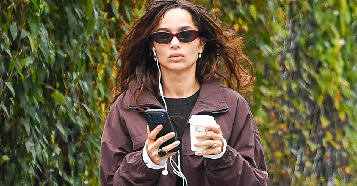Zoë Kravitz Wore the Chicest Ballet Flat Color of Winter 2026