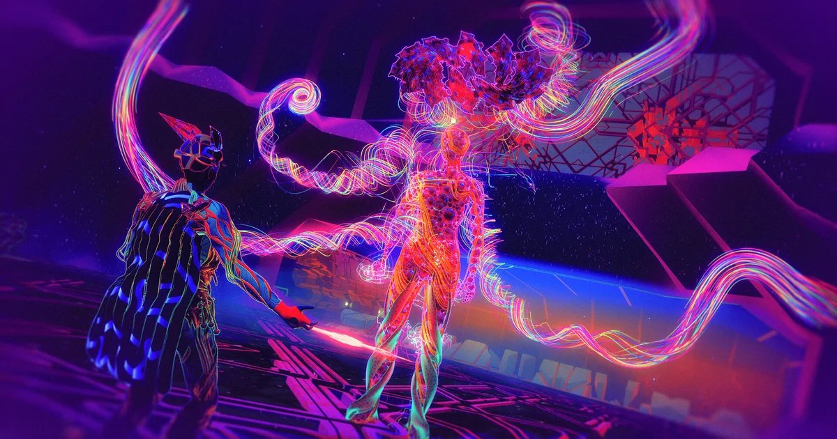 Living world, god-mind or “something far more terrifying”: Etre is an eye-melting, Control-inspired action game about reshaping a cosmic brain