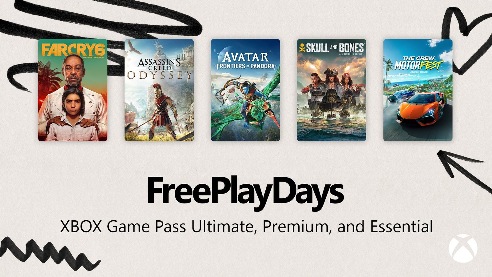 Free Play Days – FARCRY 6, Assassin’s Creed Odyssey, Avatar: Frontiers of Pandora, Skull and Bones, The Crew Motorfest