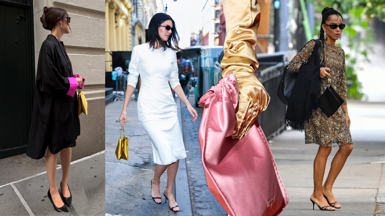 The Satin Bag Trend Will Be Everywhere This Party Season