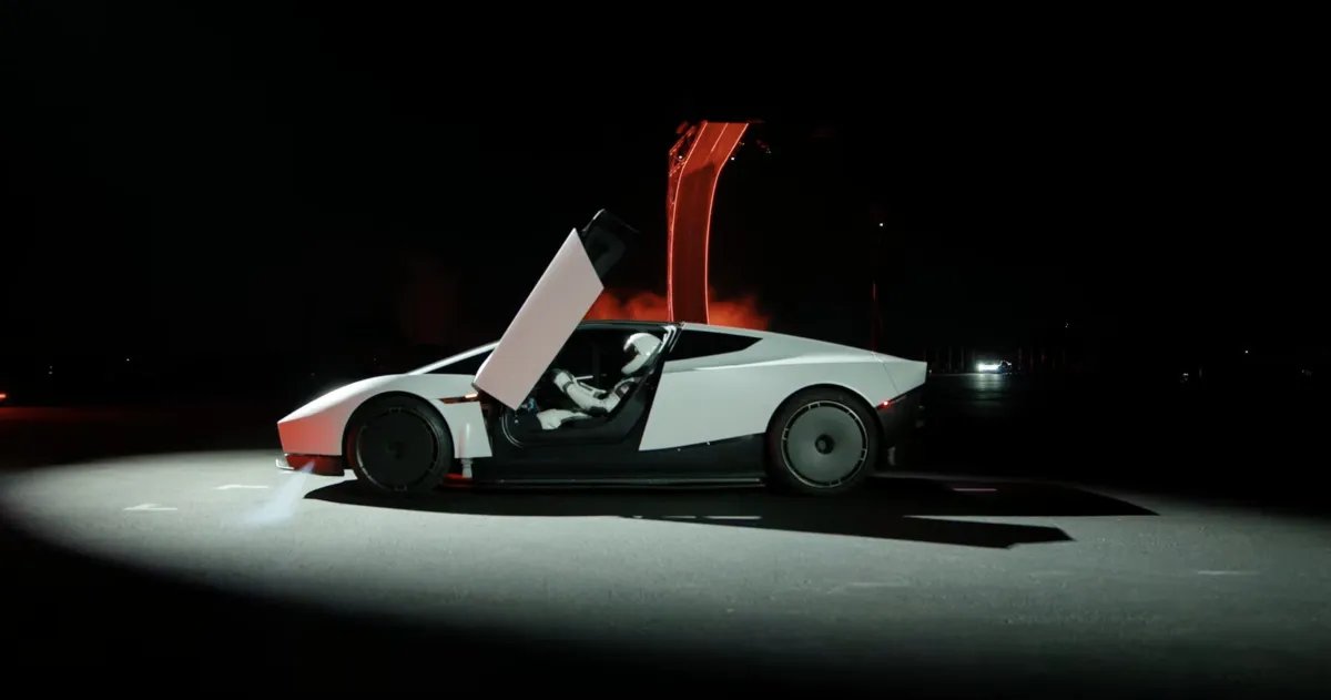The Tesla Roadster flew, drove upside down, and hit 60mph in under a second