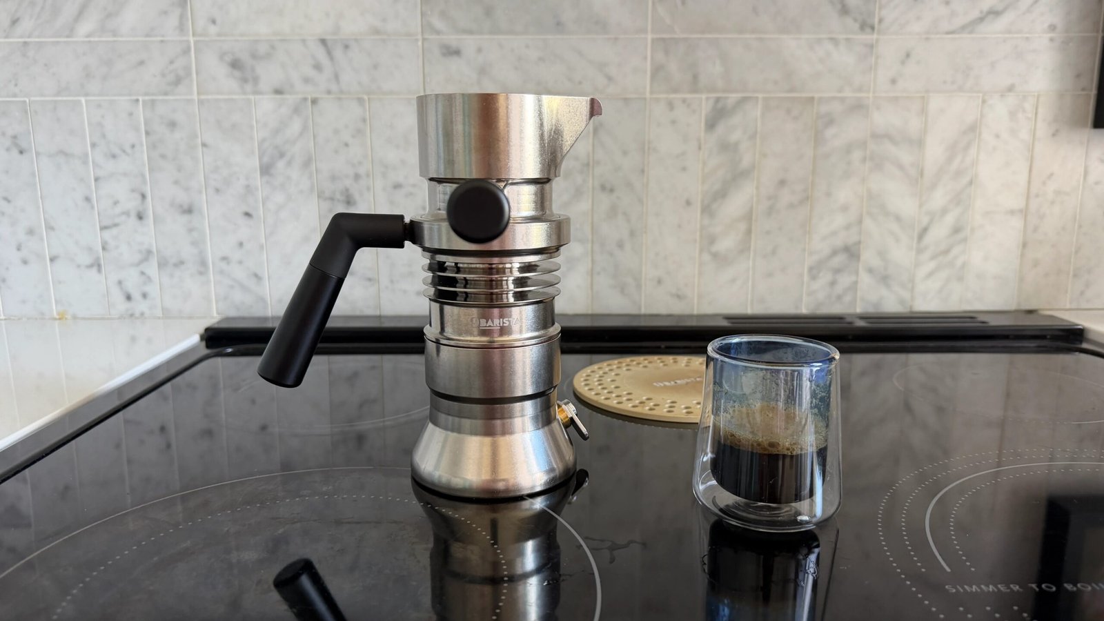 This Stunning Espresso Machine Is the Size of a Moka Pot and Inspired by a Jet Engine