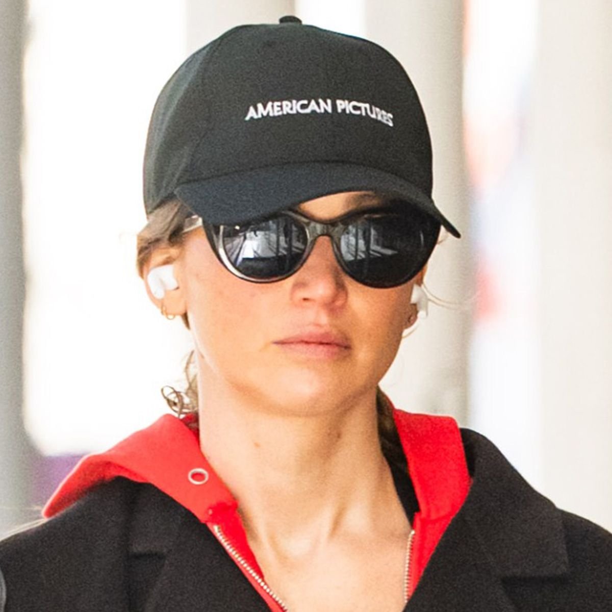 J.Law’s Winter Jacket Color Makes Leggings Look Way Chicer