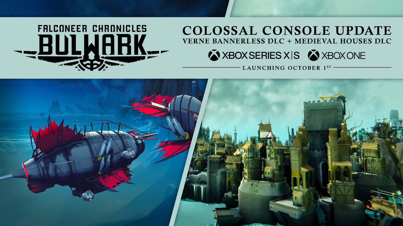 A Colossal Update and Two DLCs Come to Bulwark: Falconeer Chronicles