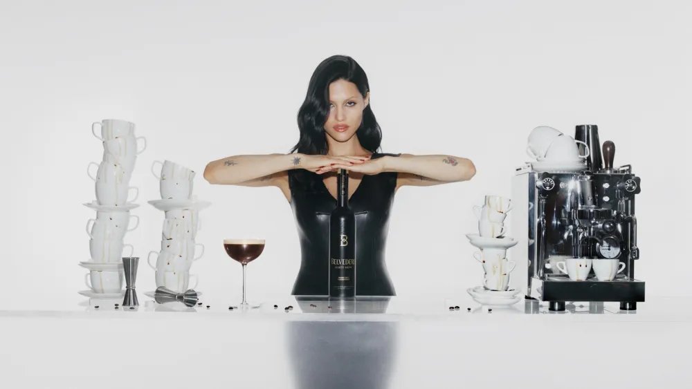 Belvedere Cast Model Gabbriette in Its Sultry ‘Dirty Hour’ Campaign