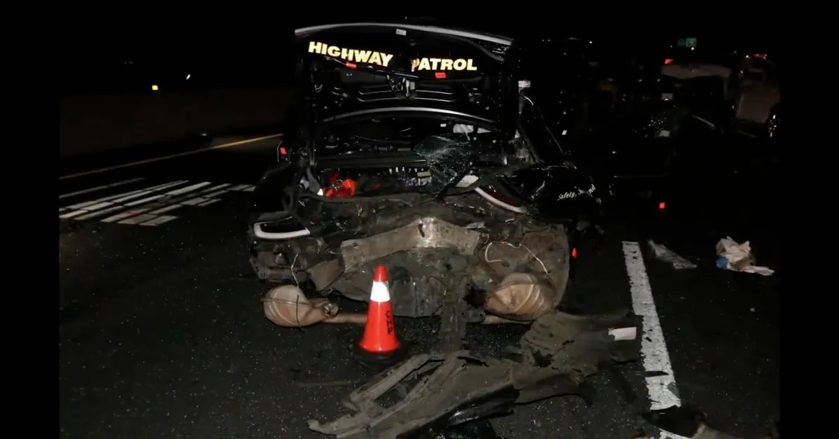 Tesla driver says he was asleep and using FSD when he crashed into highway patrol cars