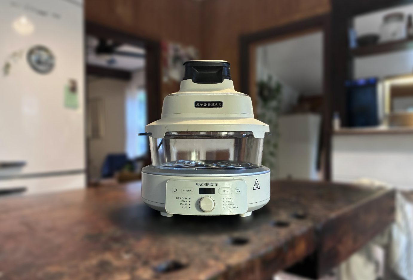 This Glass Air Fryer-Slow Cooker Combo Is the Best Kitchen Tool I’ve Tested All Year