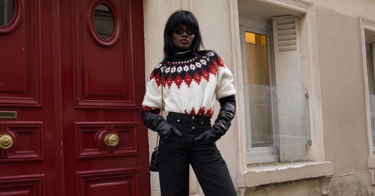 How Fashion People Are Styling Fair Isle Sweaters This Winter