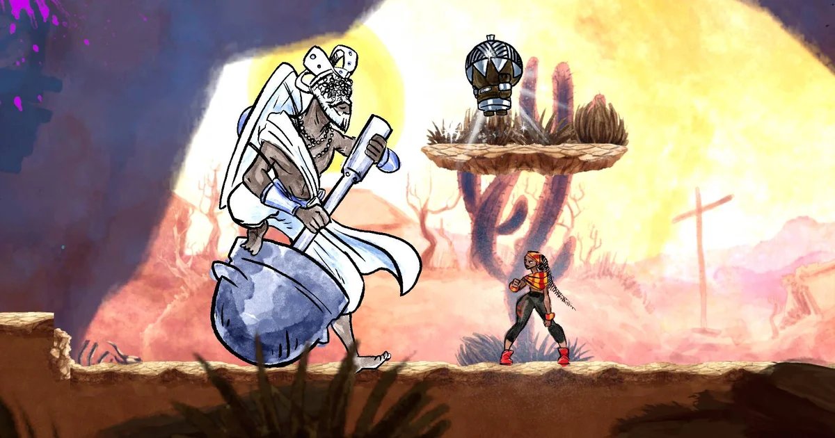 I keep embarrassing myself in front of the nature gods in handpainted 2D roguelike Talaka, whose colourful, combative demo is out now