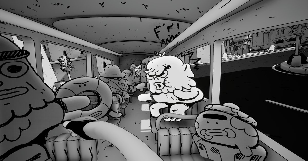 The pleasures of Double Fine’s Thank You Bus Driver are not in the destination, nor the journey, but in slapping my disobedient passengers