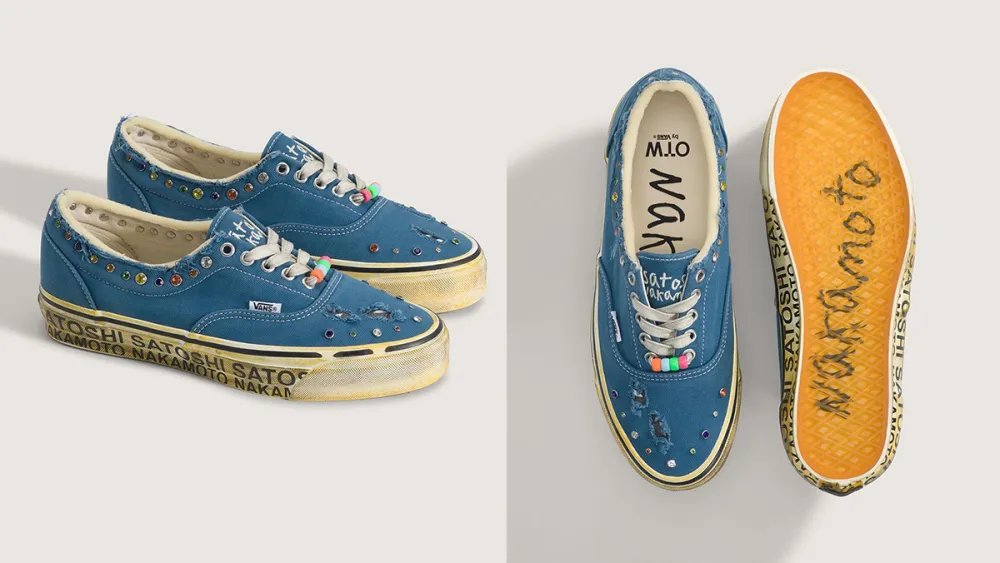Vans x Satoshi Nakamoto Era 95 Gems Is Back in Navy, Release Date