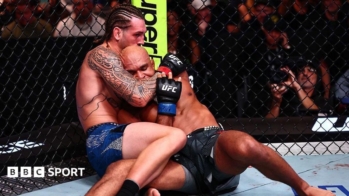 UFC: Brendan Allen submits Christian Leroy Duncan to derail Briton’s title hopes