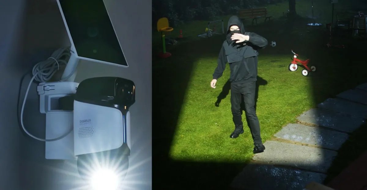 Baseus’ new security camera has a spotlight that tracks and follows moving targets