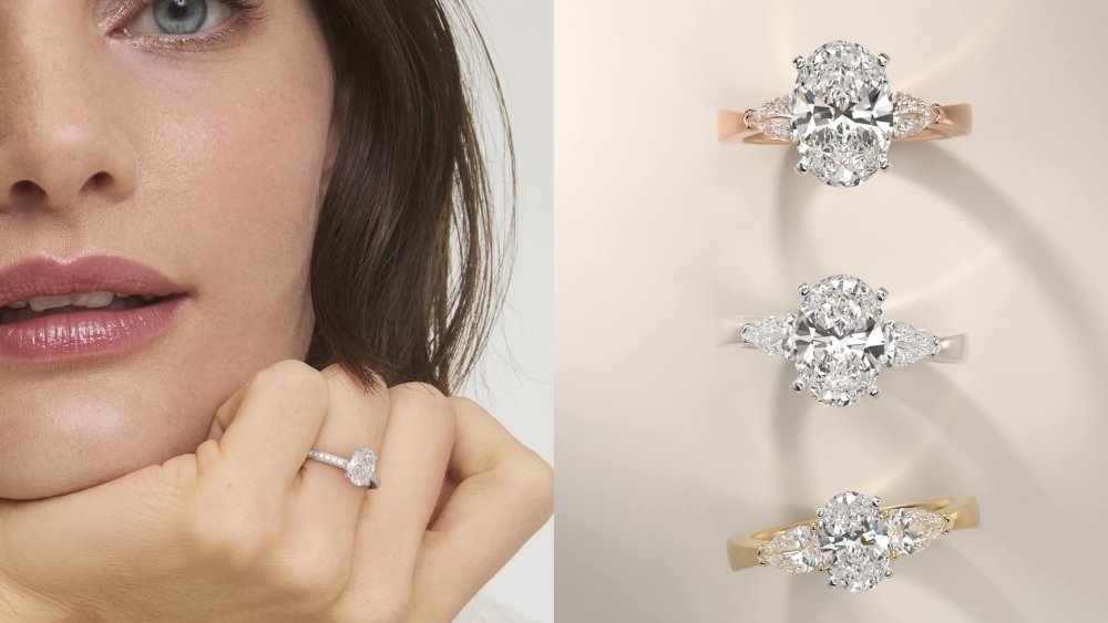 Top Oval-Cut Engagement Rings 2026: Buy East-West, Bezel Styles Online