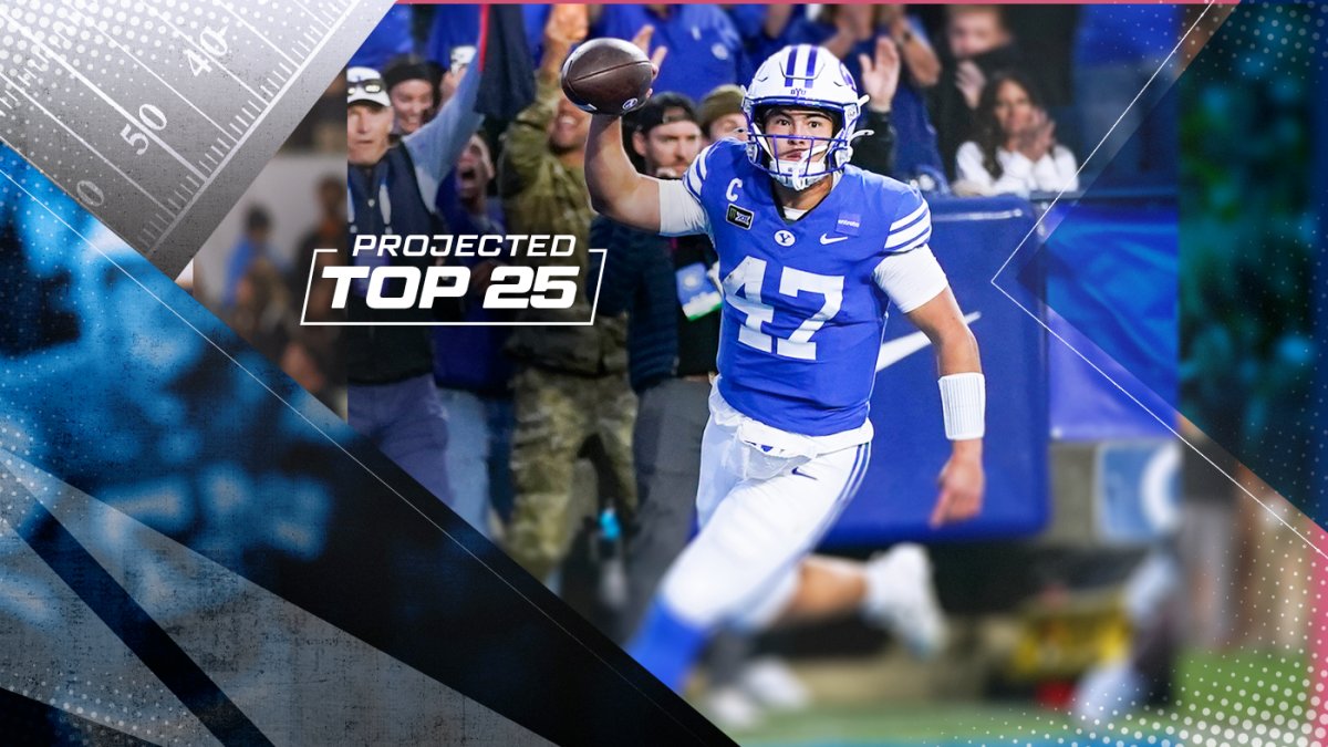 Tomorrow’s Top 25 Today projects college football rankings after Week 7