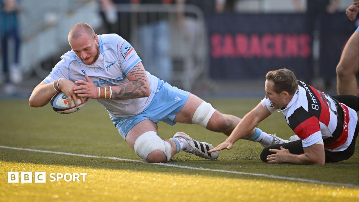 The Prem: Saracens 17-21 Sale: Sharks beat Sarries despite red card