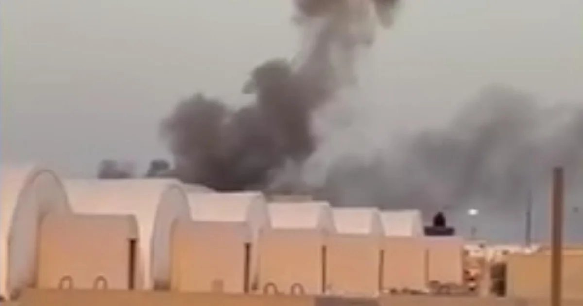 Exclusive videos show Iranian drone strike on U.S. base in Kuwait