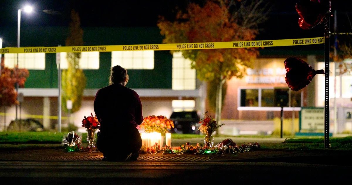 Vigil after teen shooter killed 3 children, teacher at Oregon school