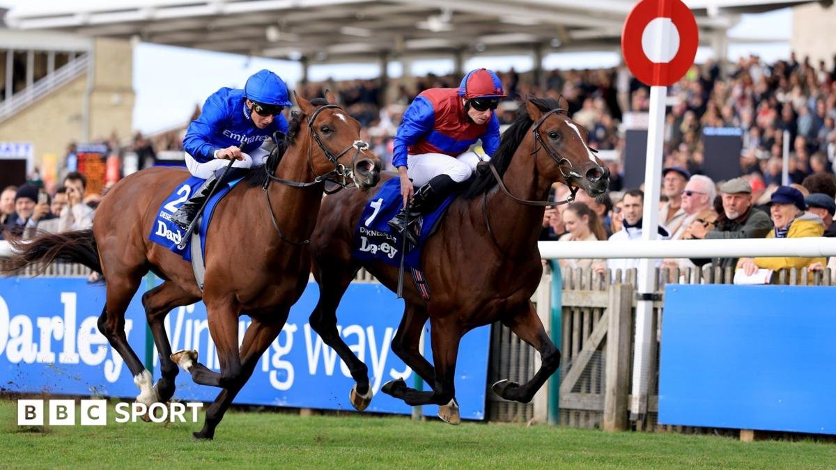 Darkness Falls beats Desert Castle in Dewhurst Stakes