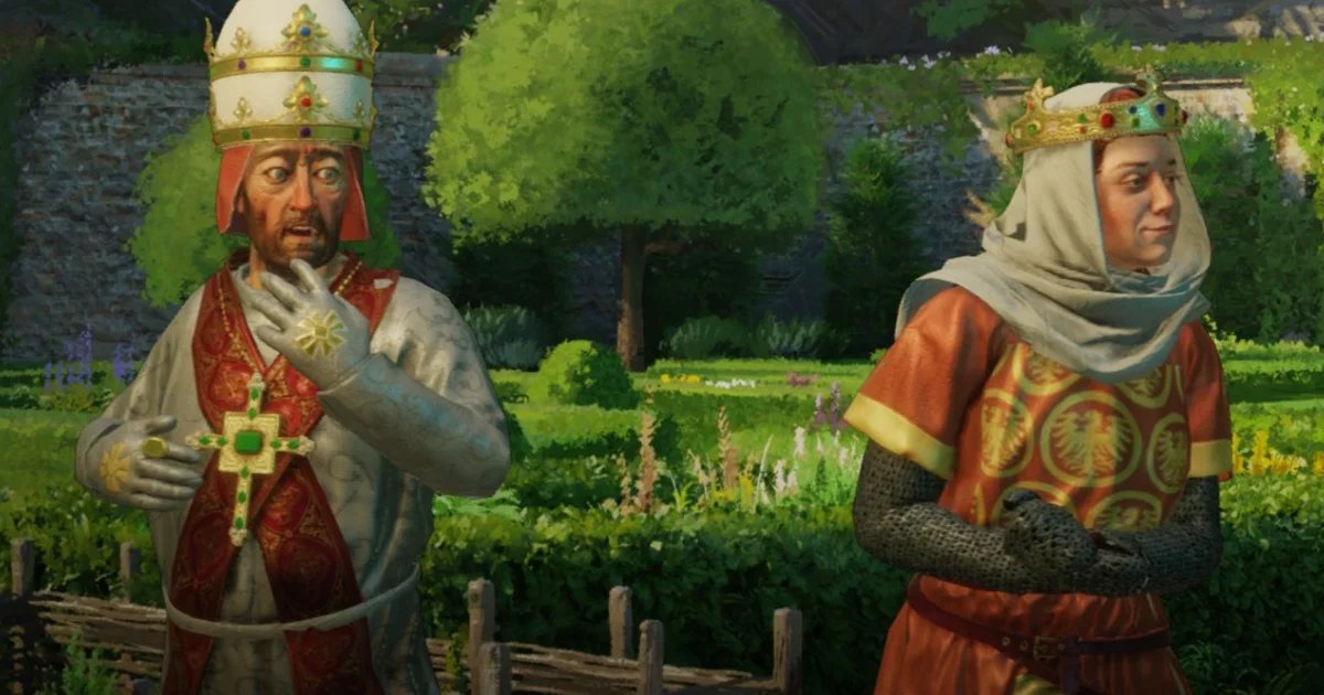 Crusader Kings 3’s By God Alone expansion offers plenty of holy hijinks, even if your polyamorous Pope doesn’t get divorced three times in one day