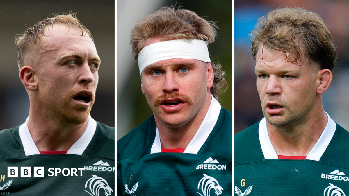 Aaron Wainwright, Olly Cracknell and Tommy Reffell: Wales back-row trio starring for Leicester in the Prem