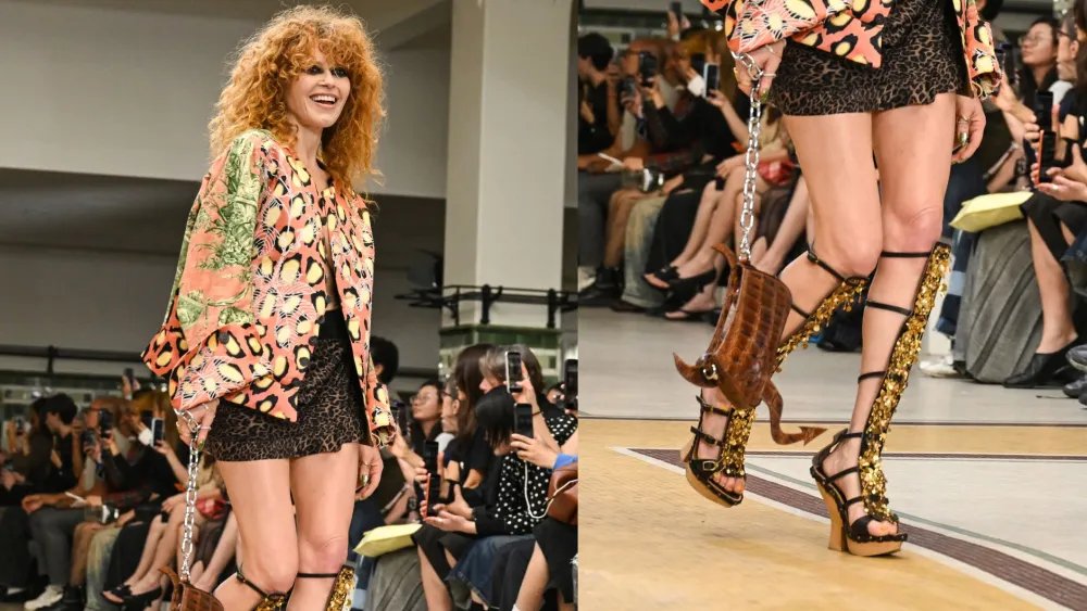 Natasha Lyonne Models During Vivienne Westwood’s Spring 2027 Runway