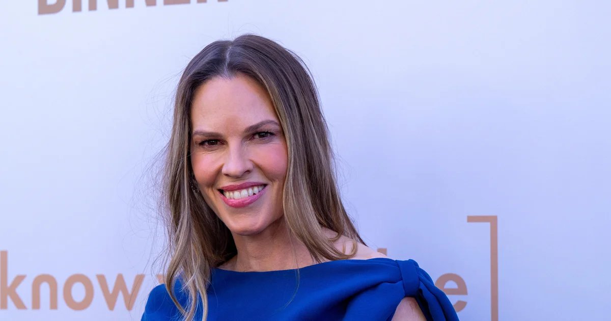 Hilary Swank announces she is pregnant with her third child at 52