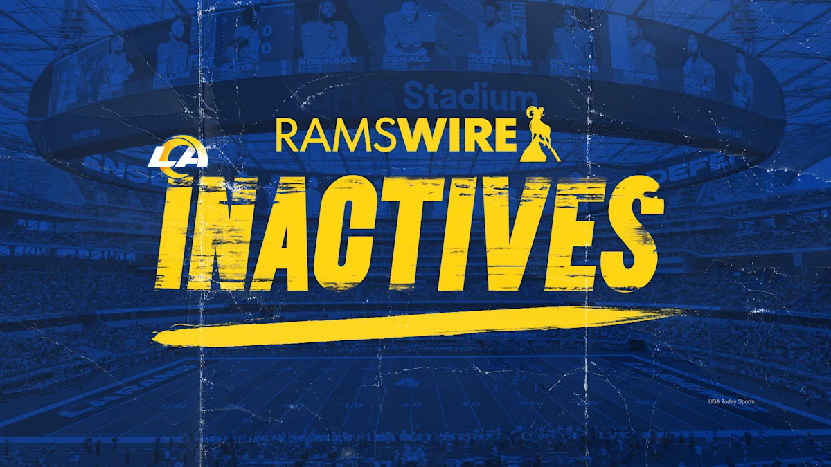 LA Rams inactives: CB Trent McDuffie out vs. Rams