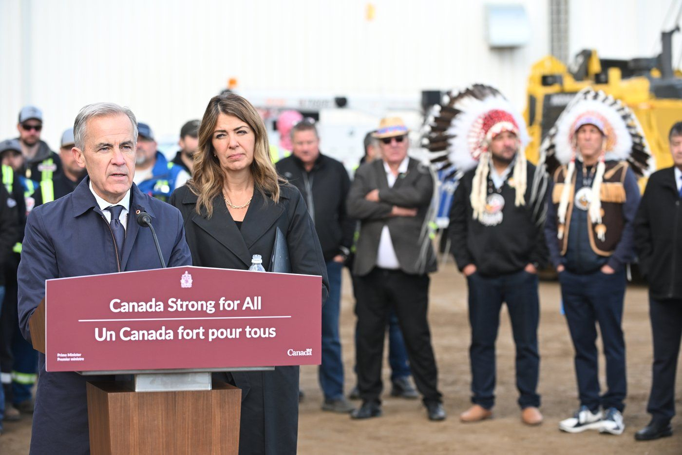 Don’t mistake attendance at a press conference as support for a pipeline, chief says