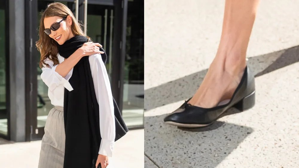 Karlie Kloss Makes Luxury Ballet Flats Work On and Off the Red Carpet