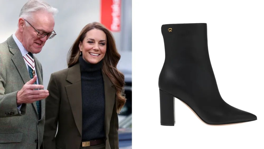 Kate Middleton Sticks to Go-to Fall Boot for Children’s Hospice Visit