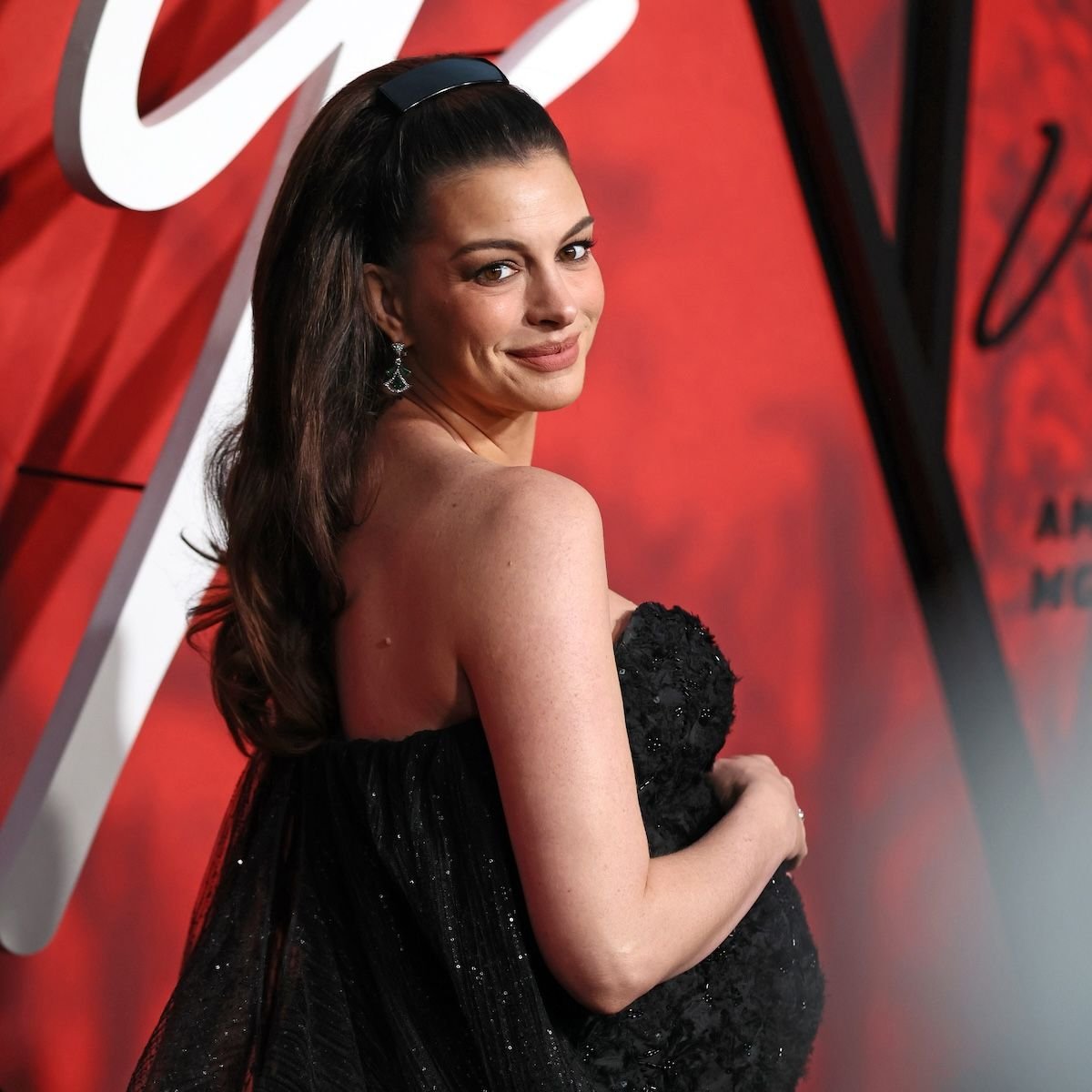 The $13 Nail Polish Behind Anne Hathaway’s “Cherry Noir” Nails