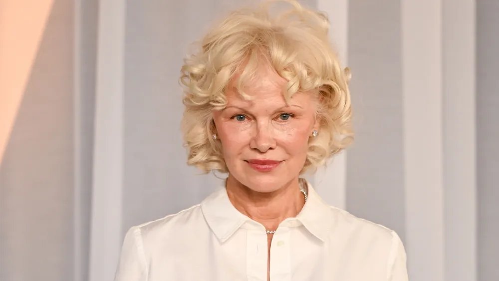 Pamela Anderson in Carolina Herrera Dress at Academy Museum Gala 2026