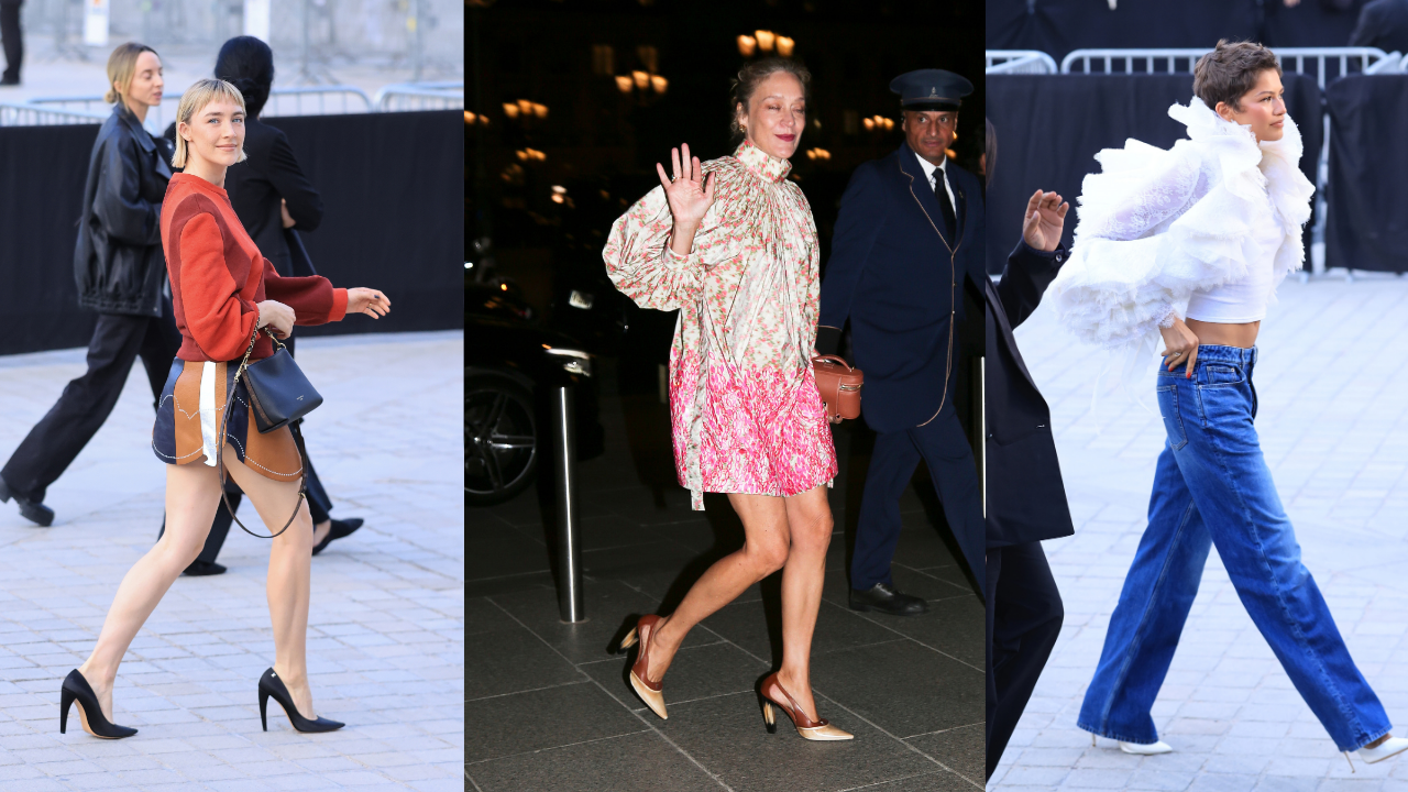 3 Celebrity-Approved Heel Shoe Trends We Saw All Over Paris Fashion Week