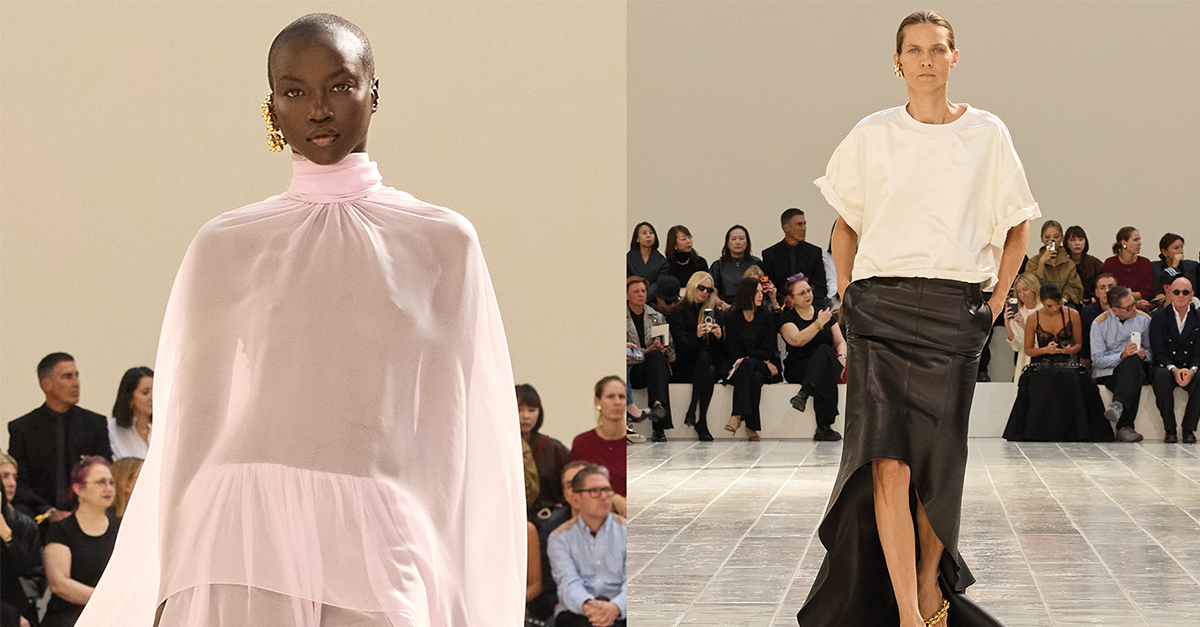 Balenciaga’s SS27 Show Brings Couture Practices to Everyday Basics