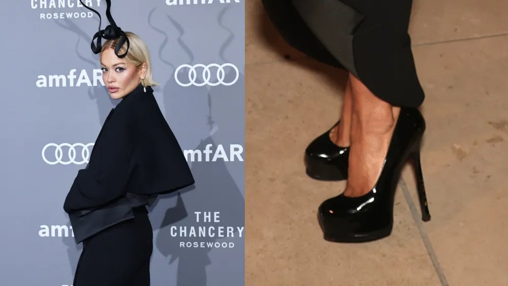 Rita Ora Goes for Height in Towering Pumps at 2026 amfAR London Gala