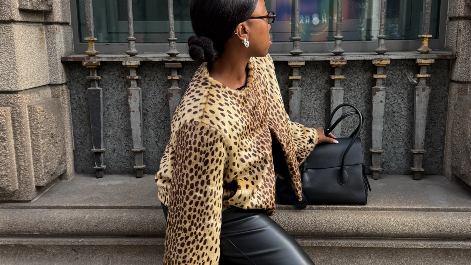 Every It Girl Is Wearing a Leopard Print Jacket Right Now