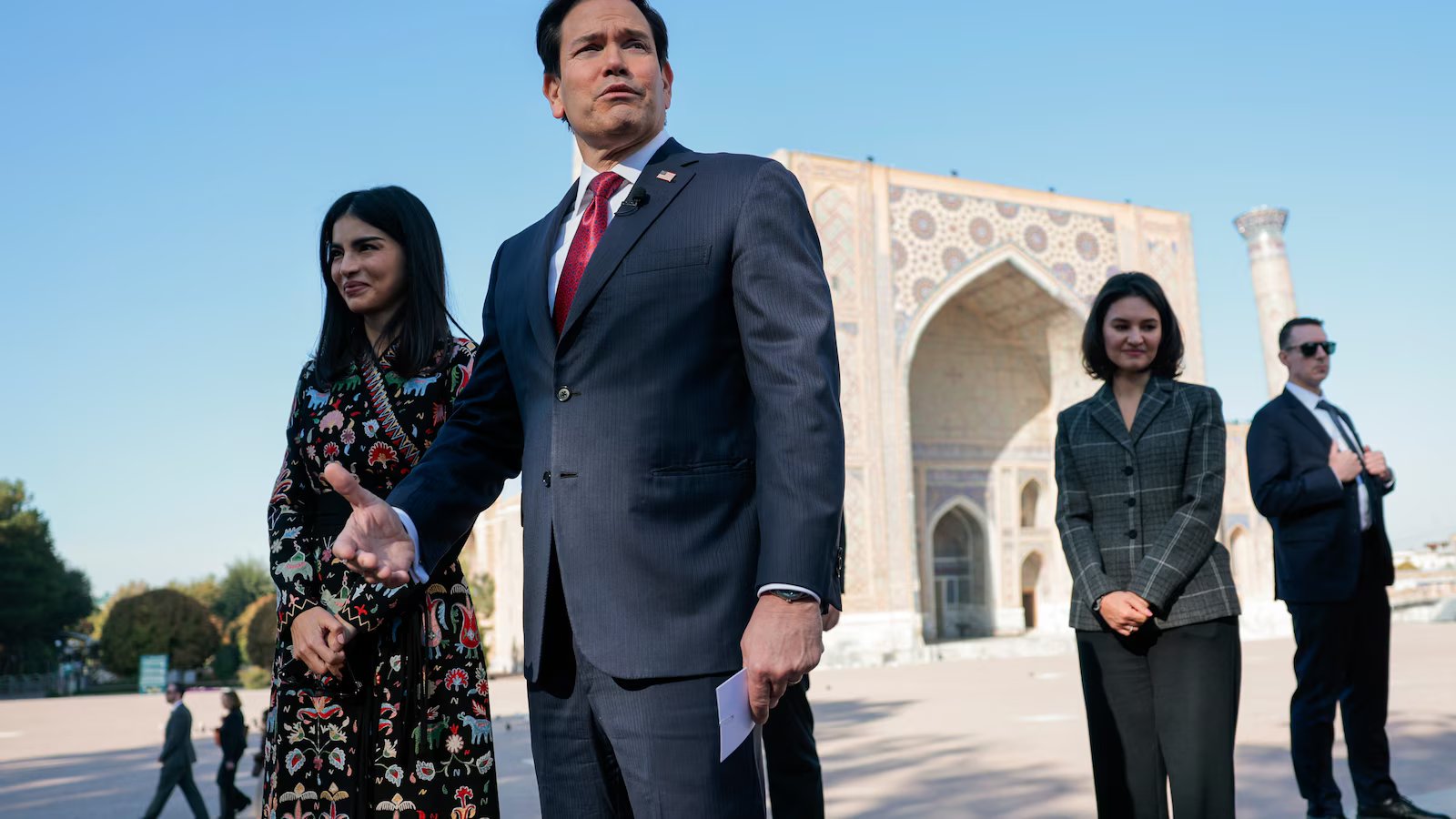 Rubio is in Uzbekistan to promote US ties and trade with Central Asia